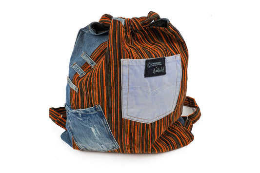 MOTG x GUANTANA Denim Drawstring Bag DDB-02