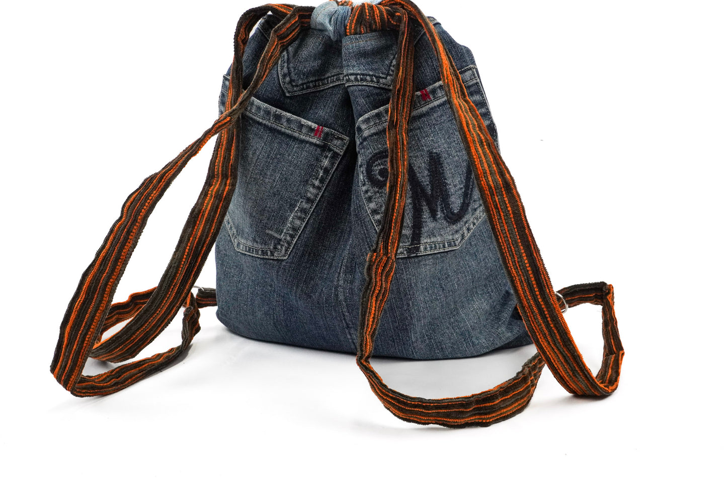 MOTG x GUANTANA Denim Drawstring Bag DDB-03