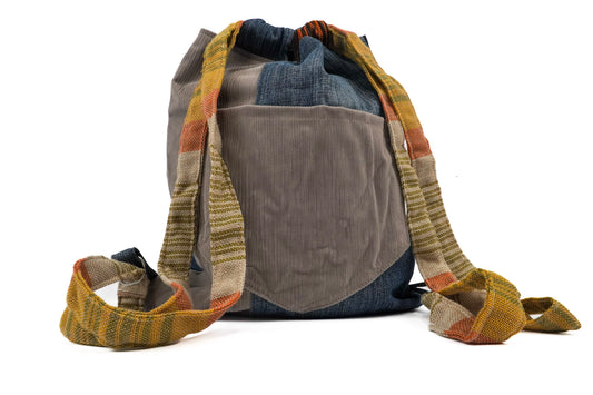 MOTG x GUANTANA Denim Drawstring Bag DDB-04